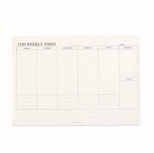 Weekly Planner Replacement