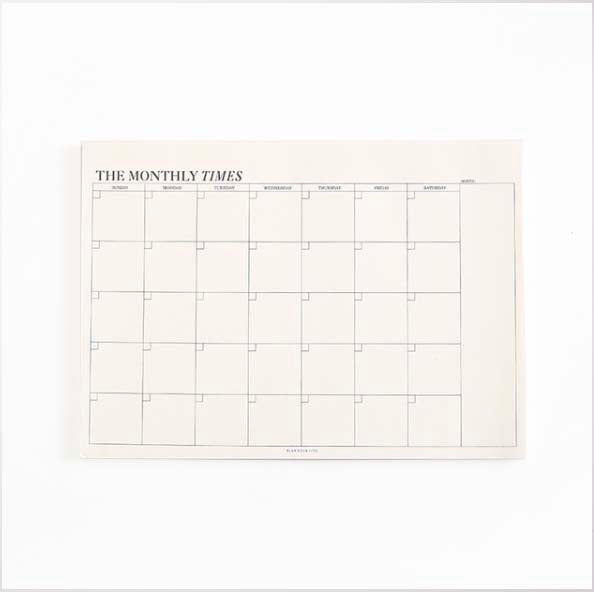 Monthly Planner Replacement