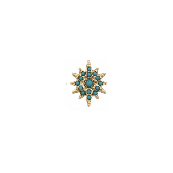 Cardi Turquoise North Star